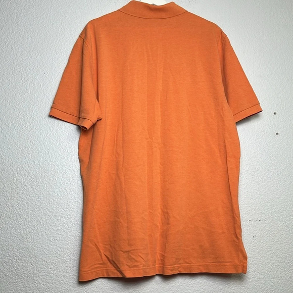 Brooks Brothers Orange Performance Polo Original Fit Cotton Size Large - Picture 2 of 7